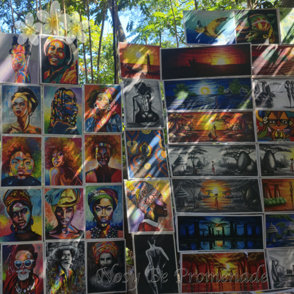 excursion nosy komba, souvenir, parc, village, art malgashe